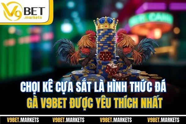 Chọi kê cựa sắt là hình thức đá gà V9BET được yêu thích nhất Chọi kê cựa sắt là hình thức đá gà V9BET được yêu thích nhất